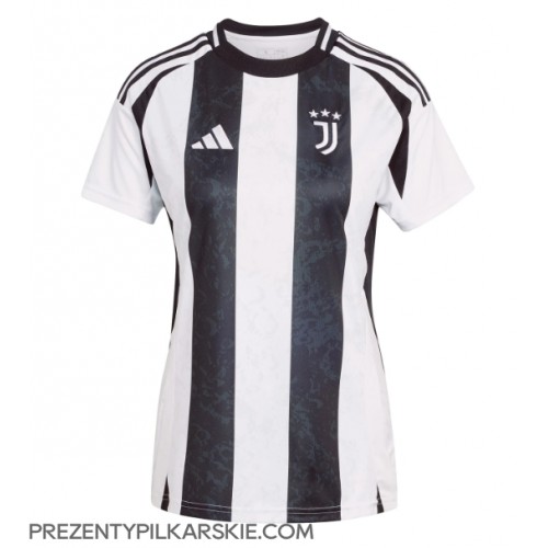 Stroje piłkarskie Juventus Koszulka Podstawowej dla damskie 2024-25 Krótki Rękaw
